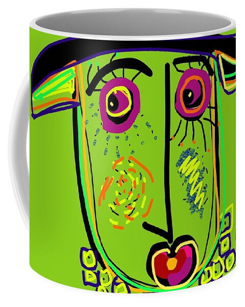  Coffee Mug featuring the digital art Jack Benny. He kept us in stitches by Susan Fielder