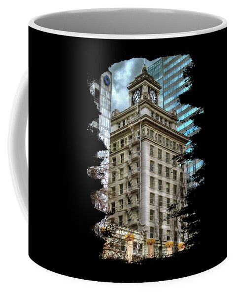 Jackson Tower Portland Coffee Mug featuring the photograph Jackson Tower Portland Oregon by Thom Zehrfeld
