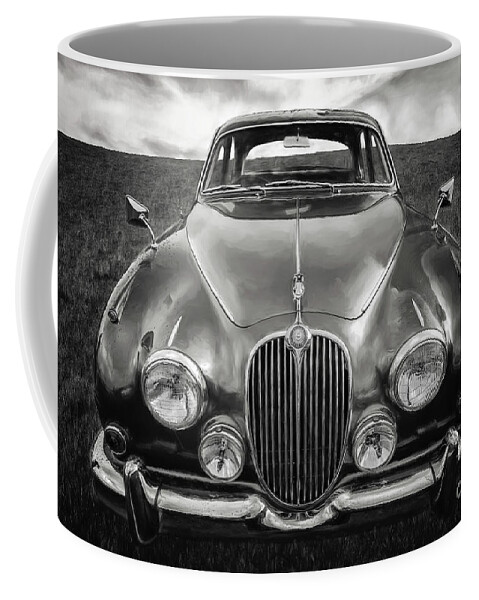 Jag Coffee Mug featuring the photograph Jaguar MK II 3.8 Litre by Adrian Evans
