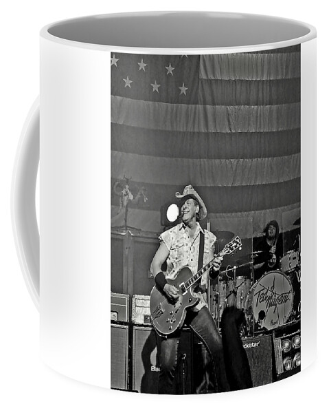 Ted Nugent Coffee Mug featuring the photograph Jamming with Uncle Ted by La Dolce Vita