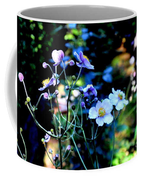 Nature Coffee Mug featuring the photograph Japanese Anemone in the Afternoon Light by Tatyana Searcy