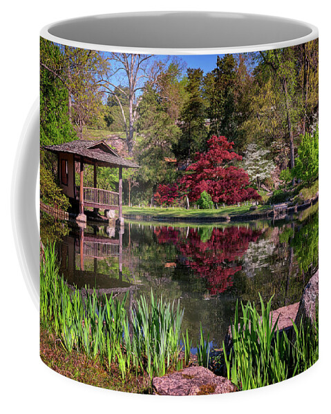 Gazebo Coffee Mug featuring the photograph Japanese Garden at Maymont by Rick Berk