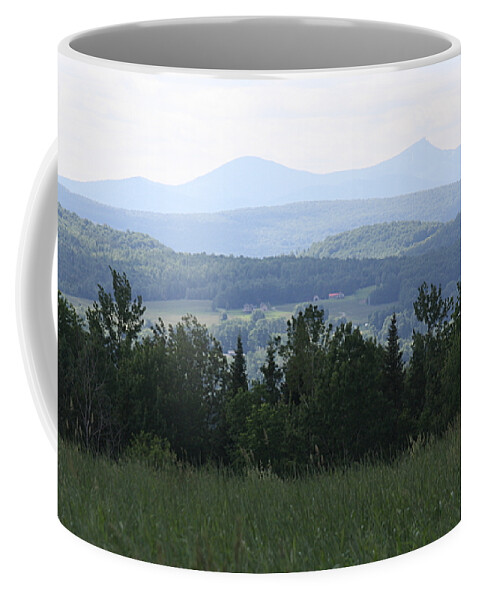 Jay Peak Coffee Mug featuring the photograph Jay Peak from Irasburg by Donna Walsh