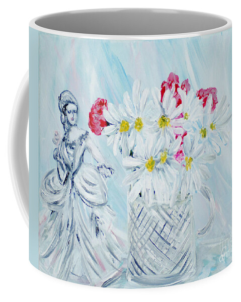 Best Buy Painting Coffee Mug featuring the painting Je Vous Remerci. Thank You Collection by Oksana Semenchenko