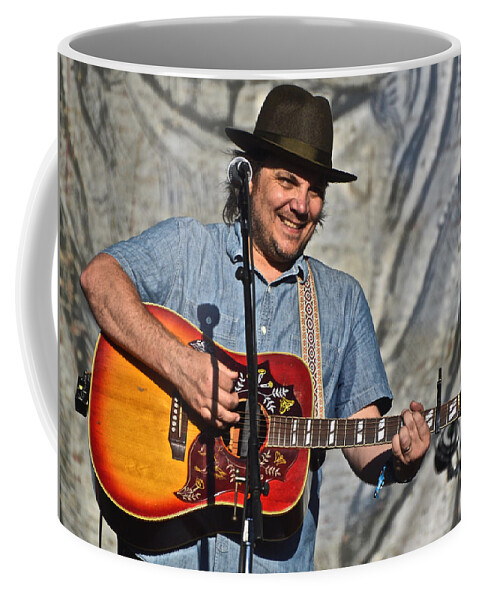 Concert Photography Coffee Mug featuring the photograph Jeff Tweedy by Debra Amerson