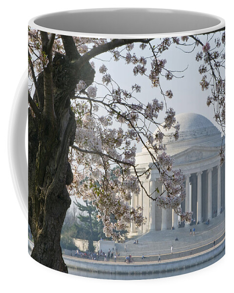 Architecture Coffee Mug featuring the photograph Jefferson morning by Brian Green