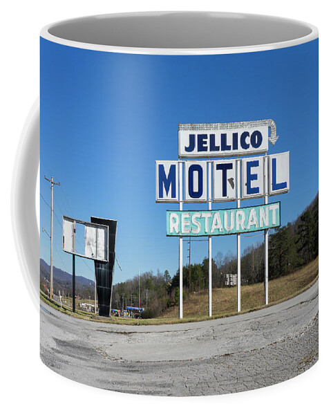 Sharon Popek Coffee Mug featuring the photograph Jellico Motel by Sharon Popek