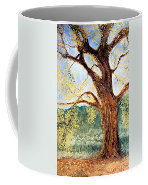 Pastel Paintings Coffee Mug featuring the pastel Jemez Cottonwood by Jan Amiss Photography