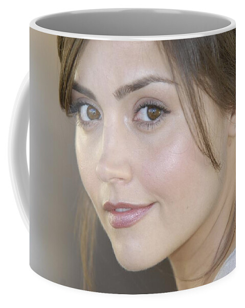 Jenna Coleman Coffee Mug by Maye Loeser - Mobile Prints