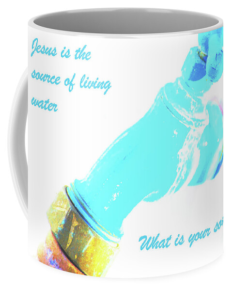 Jesus Coffee Mug featuring the photograph Jesus, Living Water by Merle Grenz