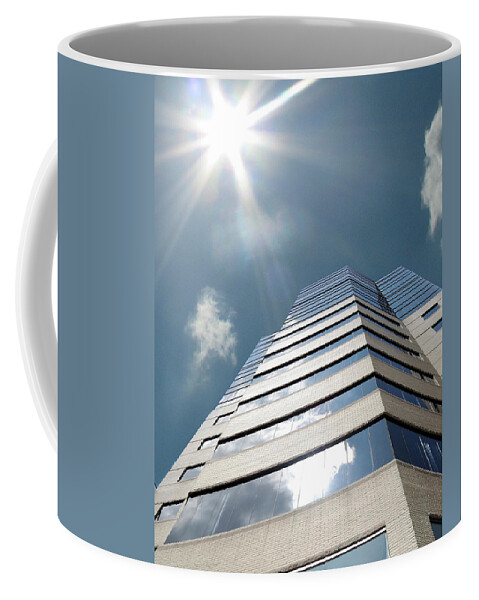 Jewish Coffee Mug featuring the photograph Jewish Hospital-Louisville KY by Amber Flowers