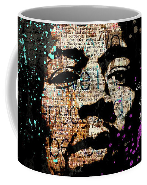Jimi Coffee Mug featuring the digital art Jimi #3 by Artpopop