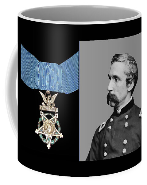 General Chamberlain Coffee Mug featuring the painting J.L. Chamberlain and The Medal of Honor by War Is Hell Store