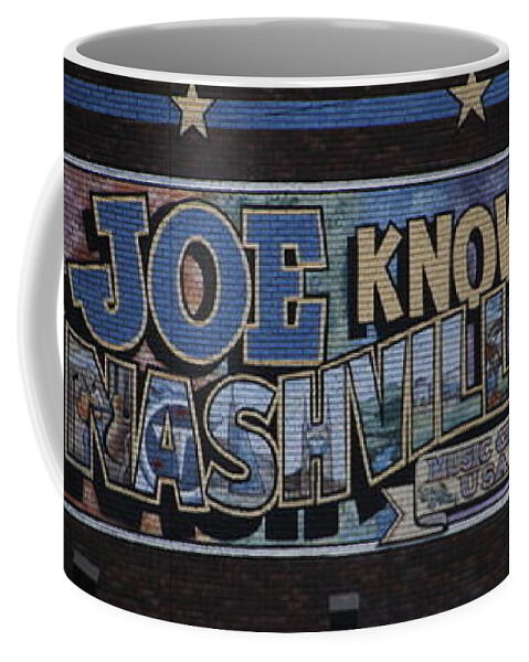 Nashville Coffee Mug featuring the photograph Joe Knows Nashville Tennessee by Valerie Collins