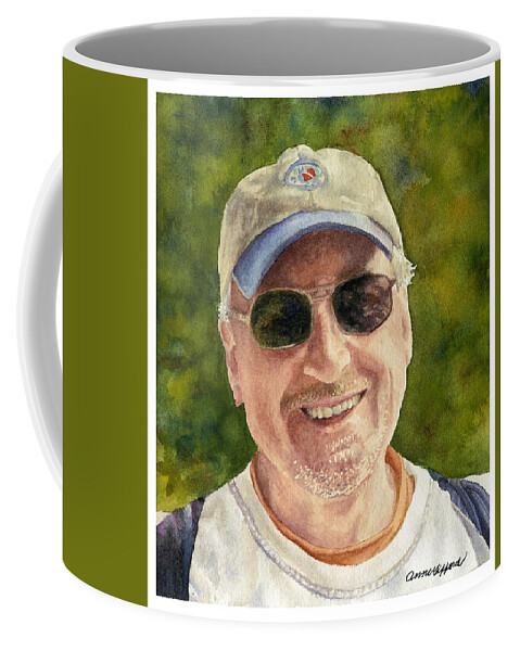 Portrait Painting Coffee Mug featuring the painting John by Anne Gifford