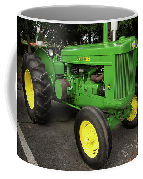 Tractor Coffee Mug featuring the photograph John Deere AR by Mike Eingle