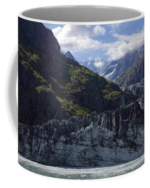 Glacier Coffee Mug featuring the photograph John Hopkins Glacier 15 by Richard J Cassato