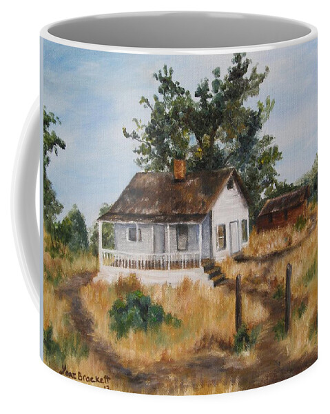 House Coffee Mug featuring the painting Johnny's Home by Lori Brackett