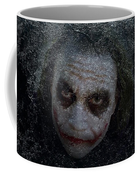Joker Coffee Mug featuring the digital art Joker by Movie Poster Prints