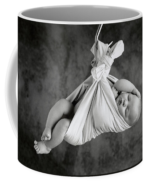 Black And White Coffee Mug featuring the photograph Joshua by Anne Geddes