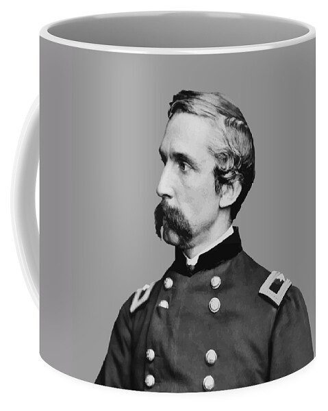 General Chamberlain Coffee Mug featuring the painting Joshua Lawrence Chamberlain by War Is Hell Store