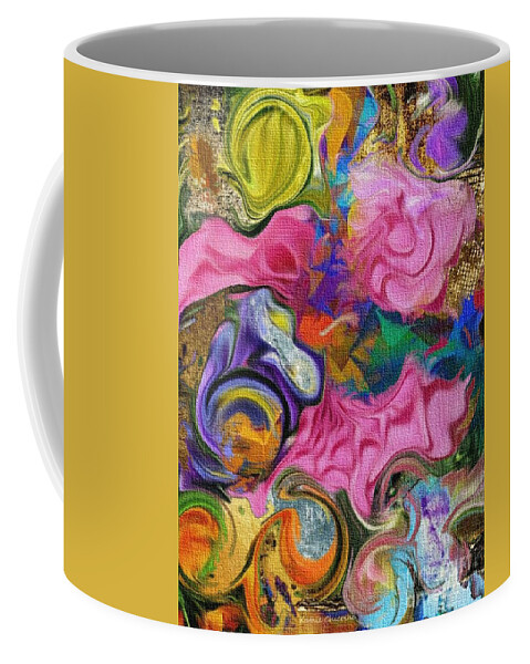 Abstract Coffee Mug featuring the digital art Joy by Kathie Chicoine