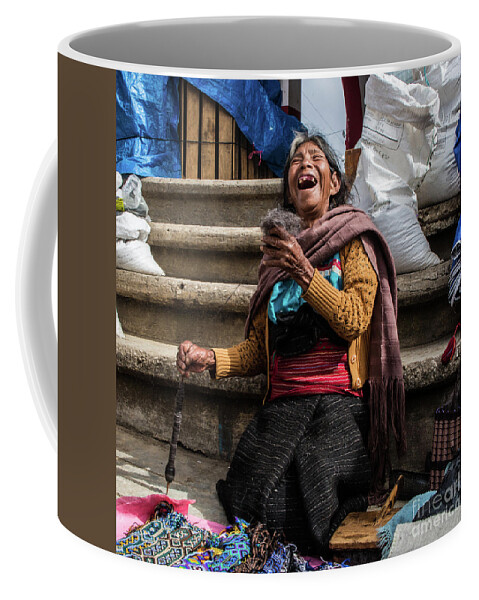 Chiapas Coffee Mug featuring the photograph JOY by Kathy McClure
