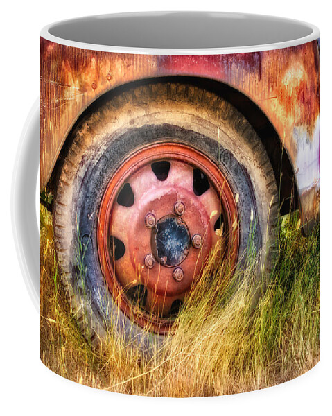 Abandon Coffee Mug featuring the photograph Junkyard Color by Jerry Fornarotto