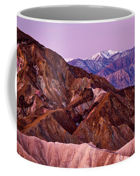Death Valley Coffee Mug featuring the photograph Just Before Dawn - Death Valley by Stuart Litoff