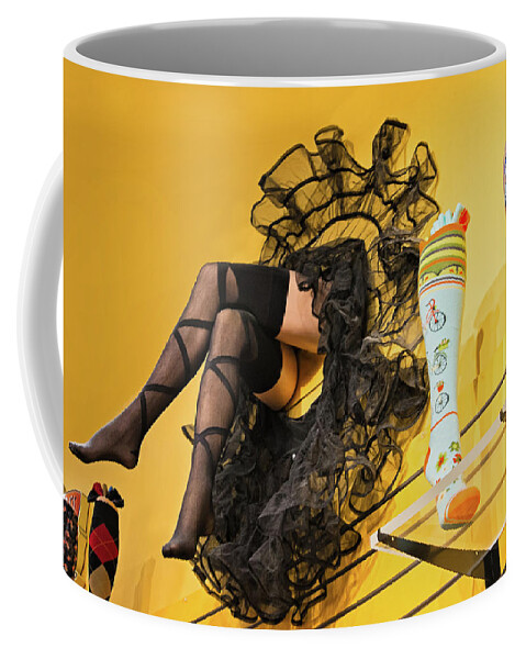 Socks Coffee Mug featuring the photograph Just Hanging at City Walk by Lynn Bauer