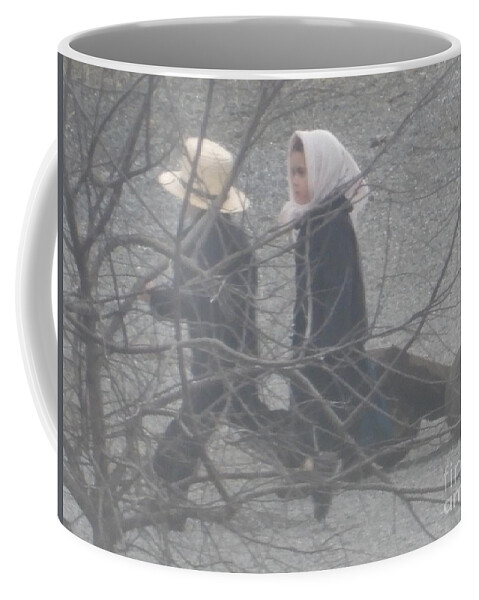 Amish Coffee Mug featuring the photograph Just Like Mom and Dad by Christine Clark