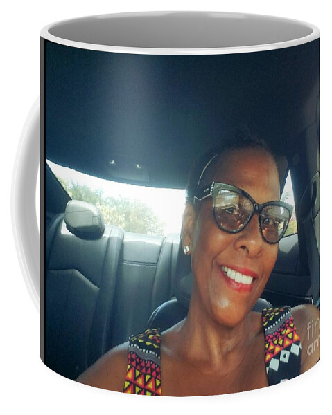 Sunglasses Coffee Mug featuring the photograph JusT ME by Angela J Wright