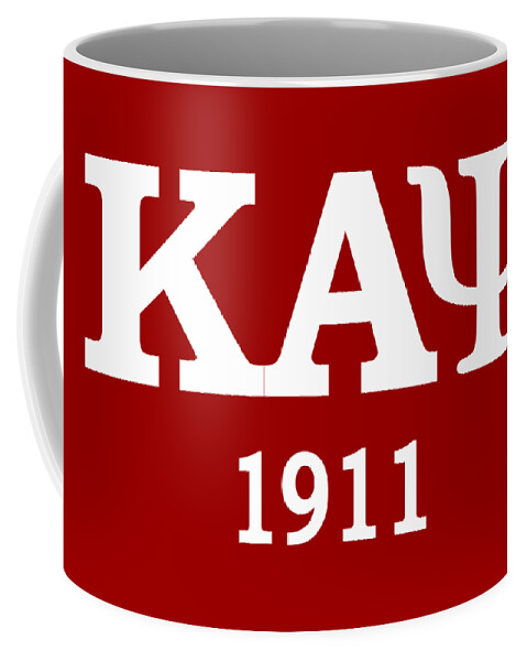Kappa Alpha Psi Coffee Mug featuring the digital art Kappa Alpha Psi 1911 by Sincere Taylor