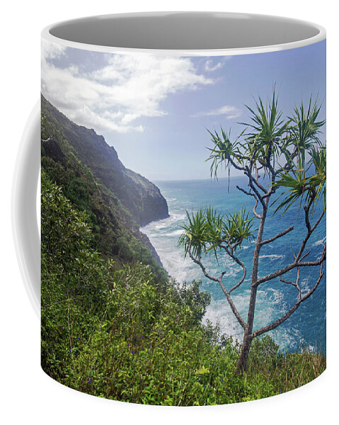 Kalalau Coffee Mug featuring the photograph Kalalau II by Angie Schutt