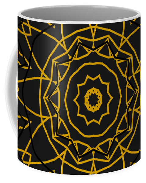 Kaleidoscope Coffee Mug featuring the digital art Kaleidoscope 806 by Kristalin Davis by Kristalin Davis