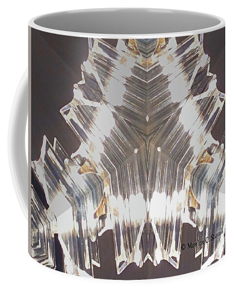 Kaleidoscope Design Coffee Mug featuring the photograph Kaleidoscope Mirror Effect M11 by Monica C Stovall
