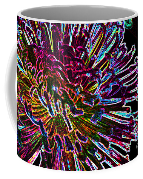 Flowers In The Kitchen Coffee Mug featuring the photograph Kaleidoscopic by Julie Lueders 