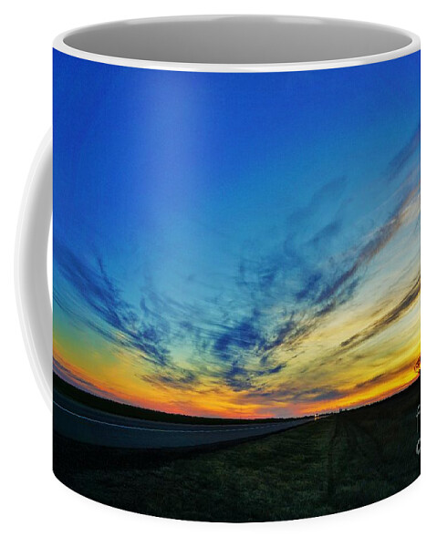 Kansas Coffee Mug featuring the photograph Kansas sunrise2 by Merle Grenz