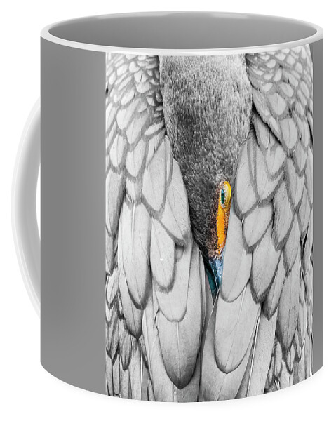  Coffee Mug featuring the photograph Keeping warm. by Usha Peddamatham
