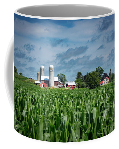 Farm Coffee Mug featuring the photograph Kewaskum Farm I by James Meyer