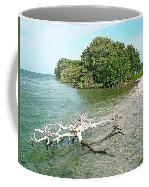 Landscape Coffee Mug featuring the photograph Key Largo Out Island by David Bader
