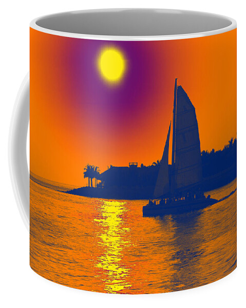 Key West Coffee Mug featuring the photograph Key West Passion by Steven Sparks