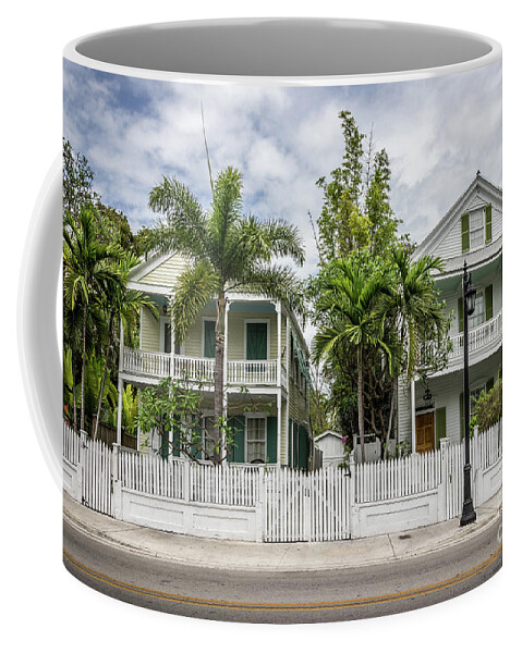 Key West Coffee Mug featuring the photograph Key West Style Homes, Florida by Liesl Walsh