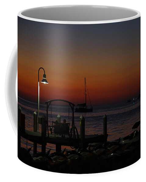 Key West Coffee Mug featuring the photograph Key West Sunset by Greg Graham