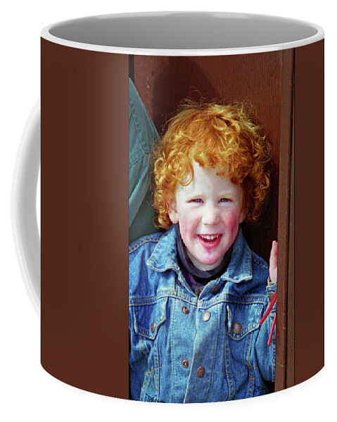 Redhead Coffee Mug featuring the photograph Kiernan by Peggy Dietz