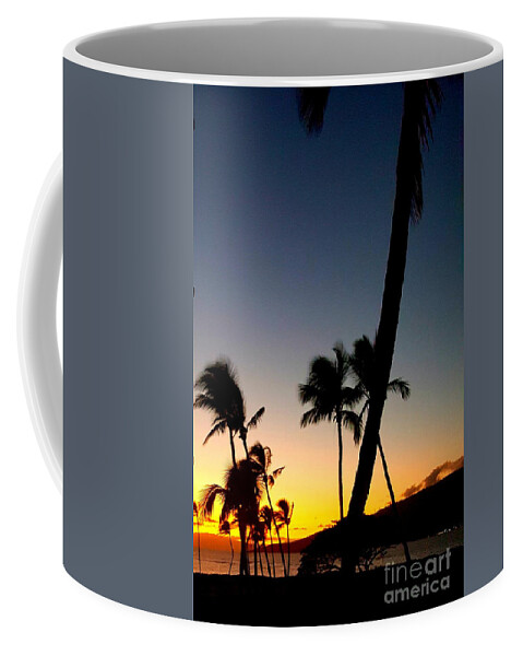 Sunset Coffee Mug featuring the photograph Kihei Sunset by Fred Wilson