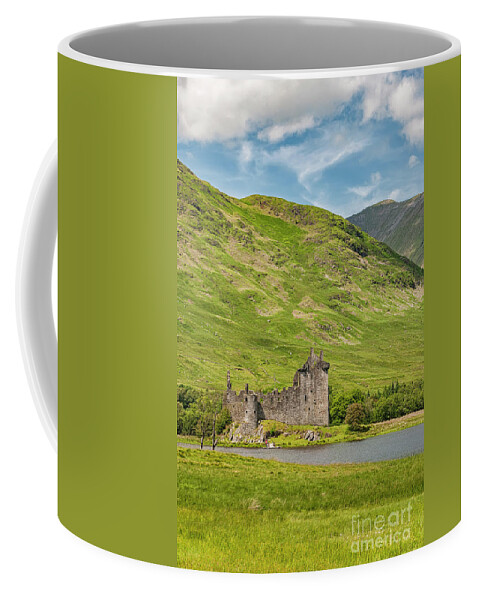 Scotland Coffee Mug featuring the photograph Kilchurn Castle Lochside by Antony McAulay