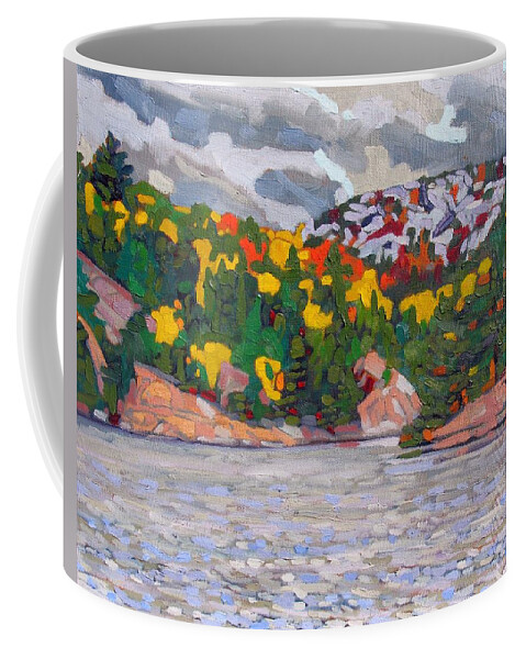 George Coffee Mug featuring the painting Killarney Clearing by Phil Chadwick