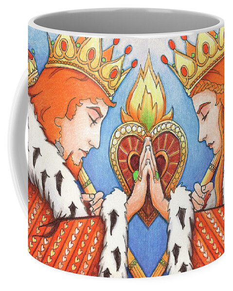 King and Queen of Hearts Coffee Mug by Amy S Turner - Fine Art America