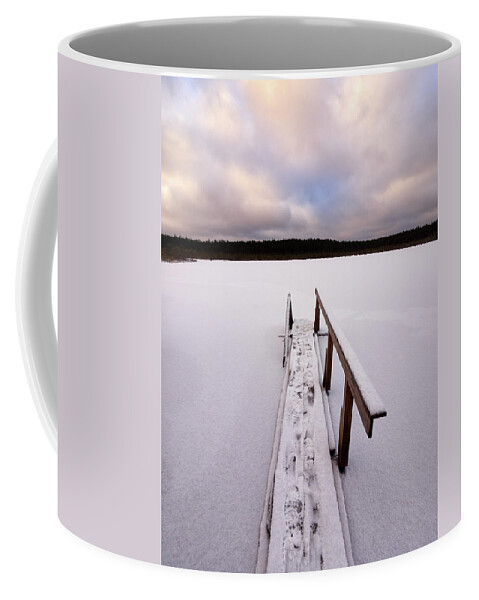 Jouko Lehto Coffee Mug featuring the photograph Kirkaslampi minimal by Jouko Lehto